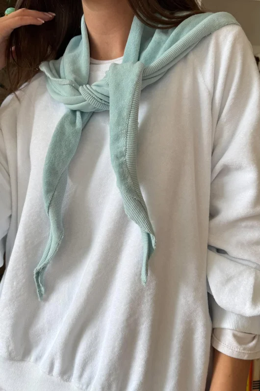 Terry B Neckerchief Turquoise